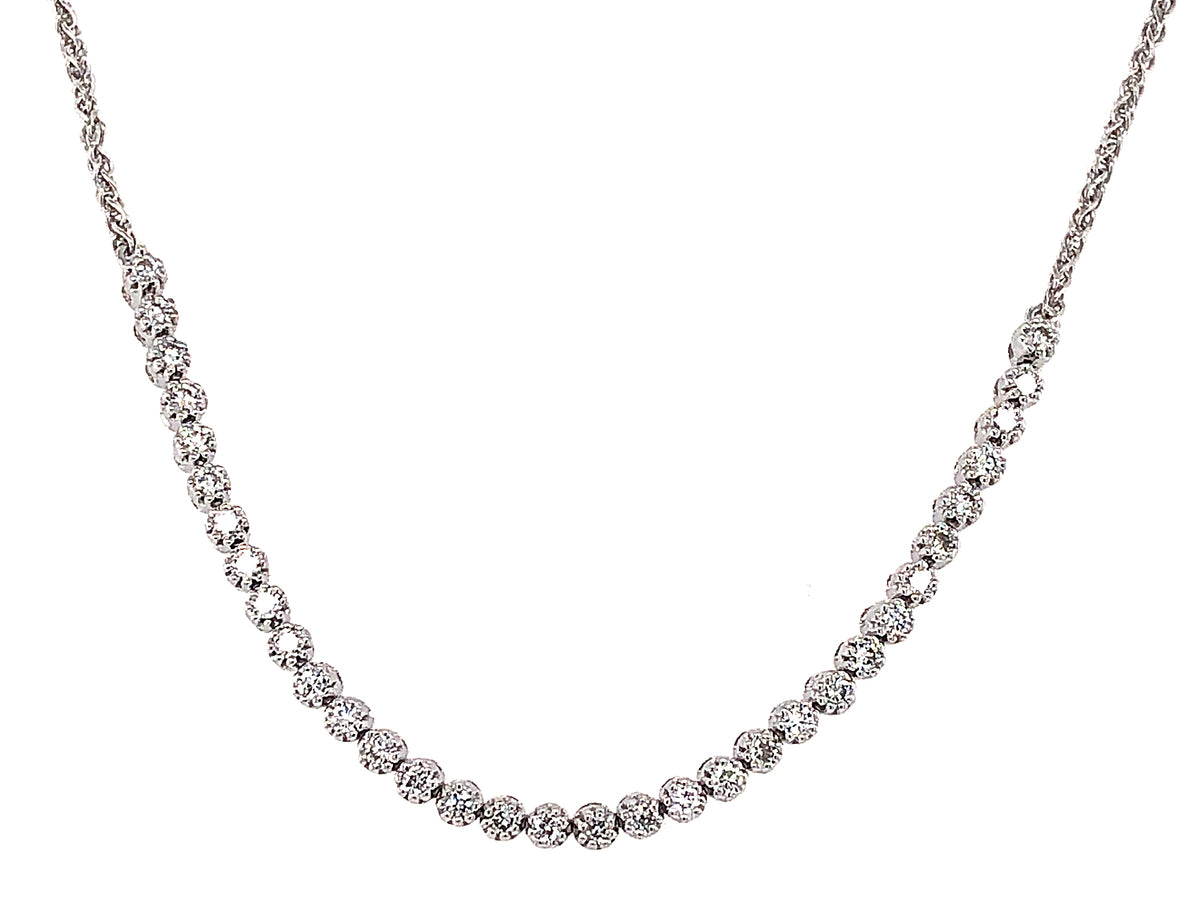 DIAMOND BRACELET, 10" BOLO, 14KW (N)