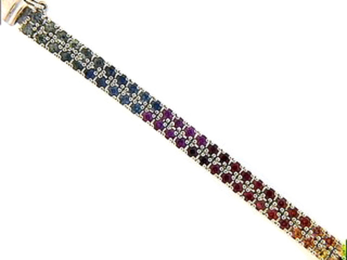 RAINBOW SAPPHIRE BRACELET
