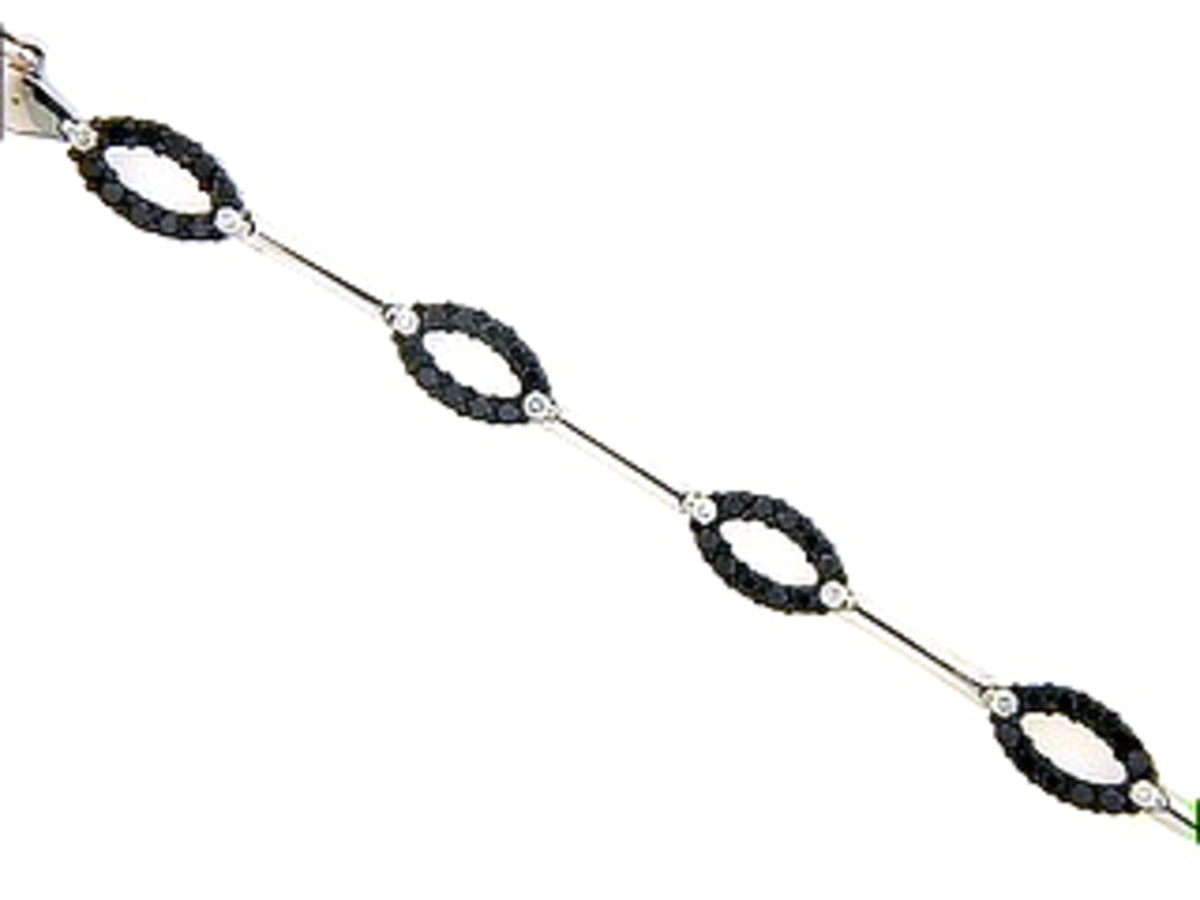 BLACK & WHITE DIAMOND BRACELET