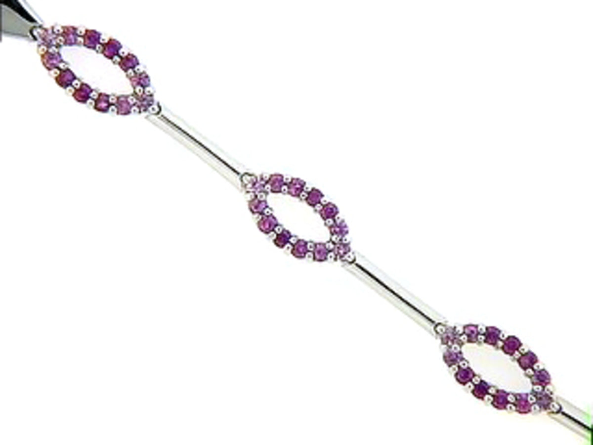 PINK SAPPHIRE BRACELET
