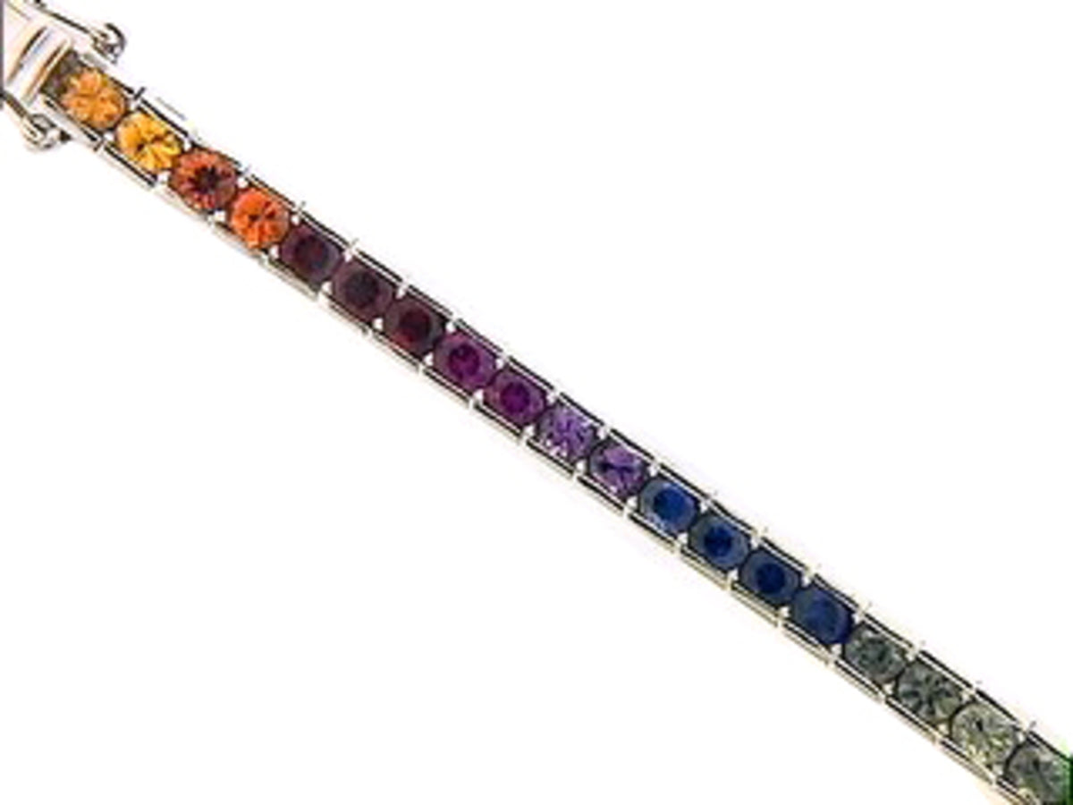 RAINBOW SAPPHIRE BRACELET