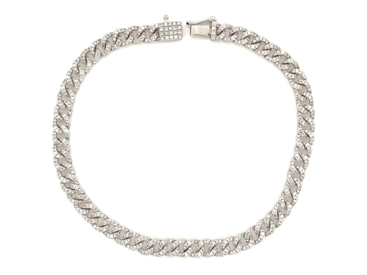 DIAMOND PAVE LINK BRACELET