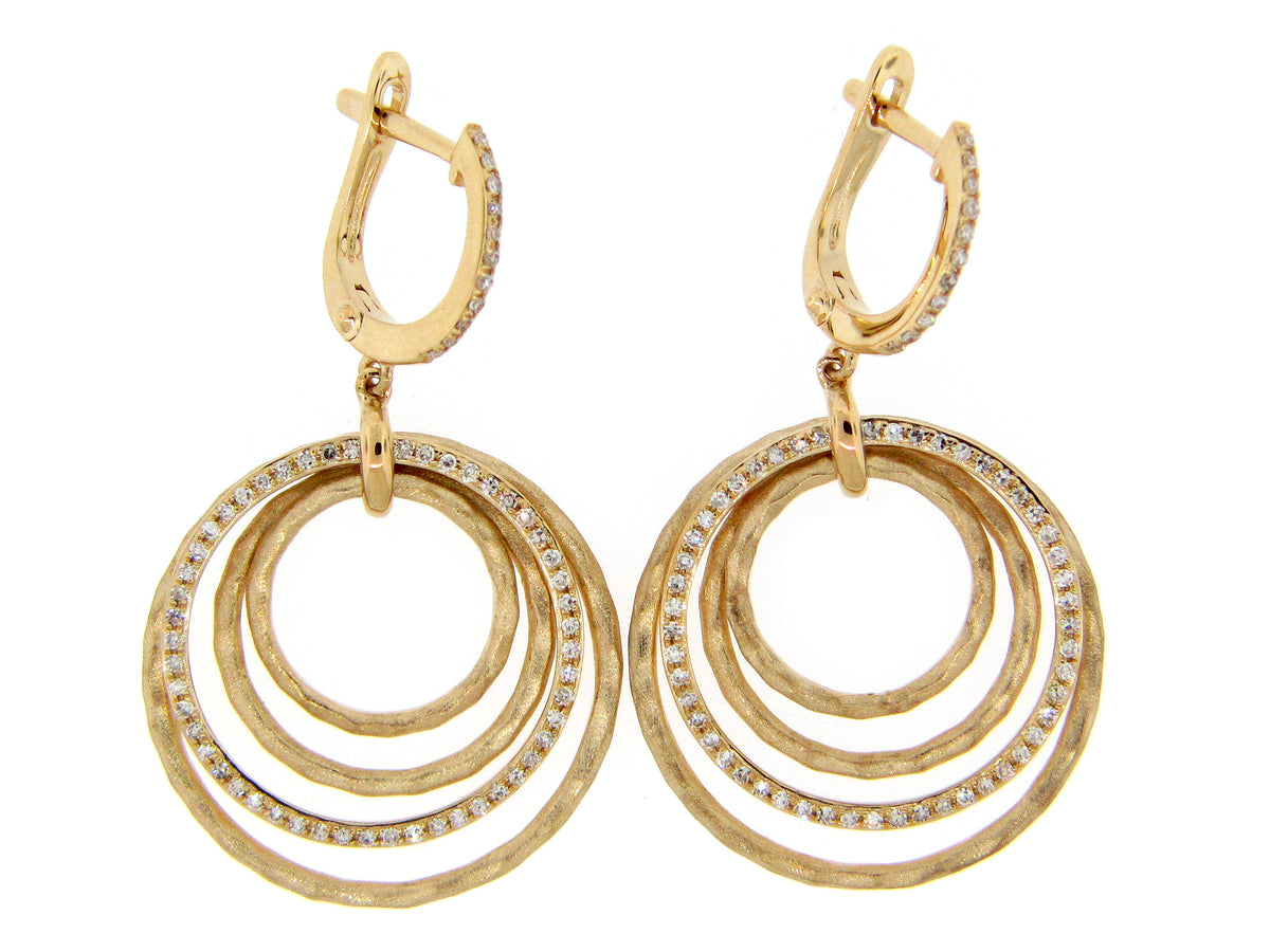 DIAMOND EARRING, 14KY (N)