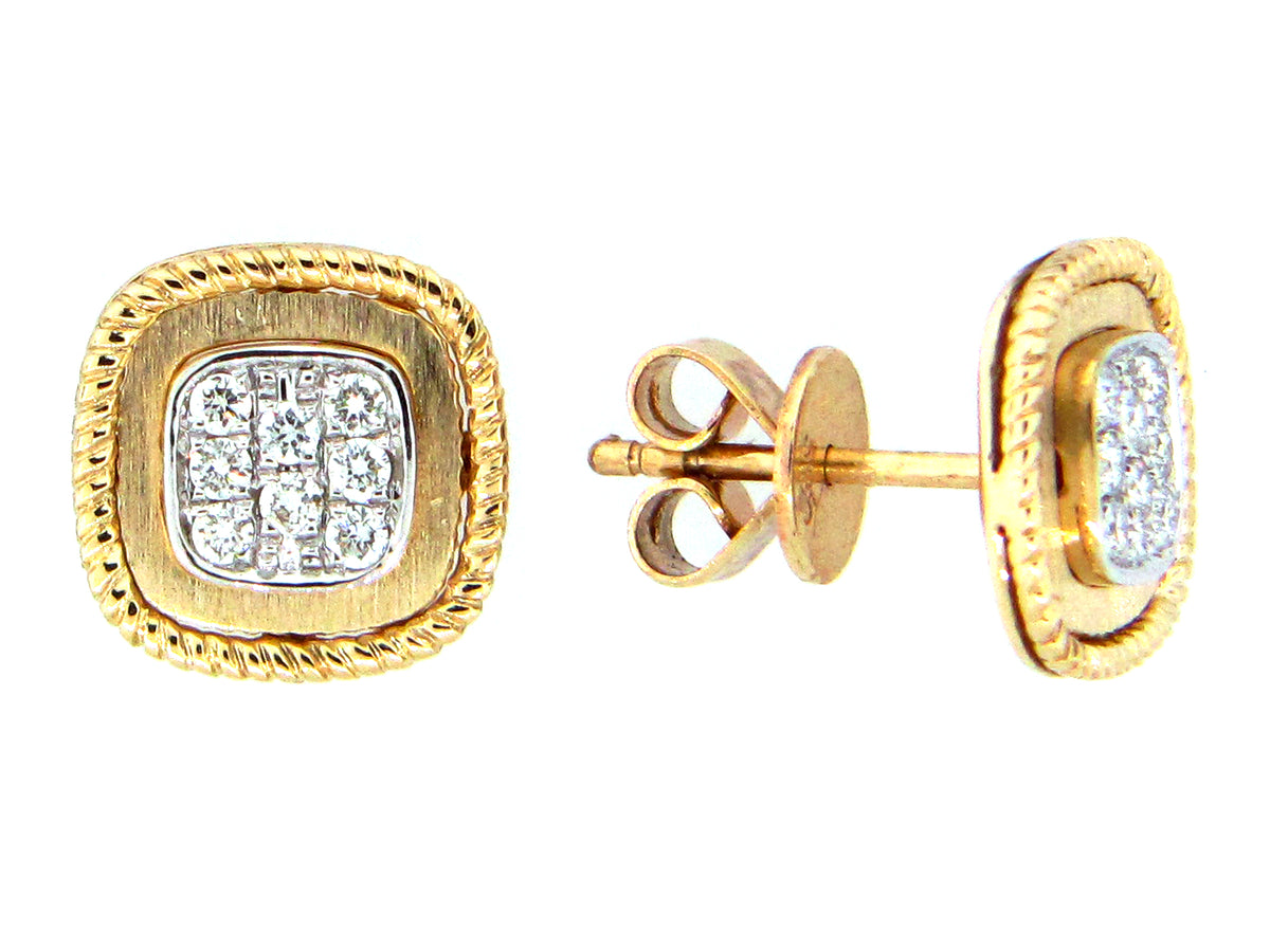 DIAMOND EARRING, 14KY (N)