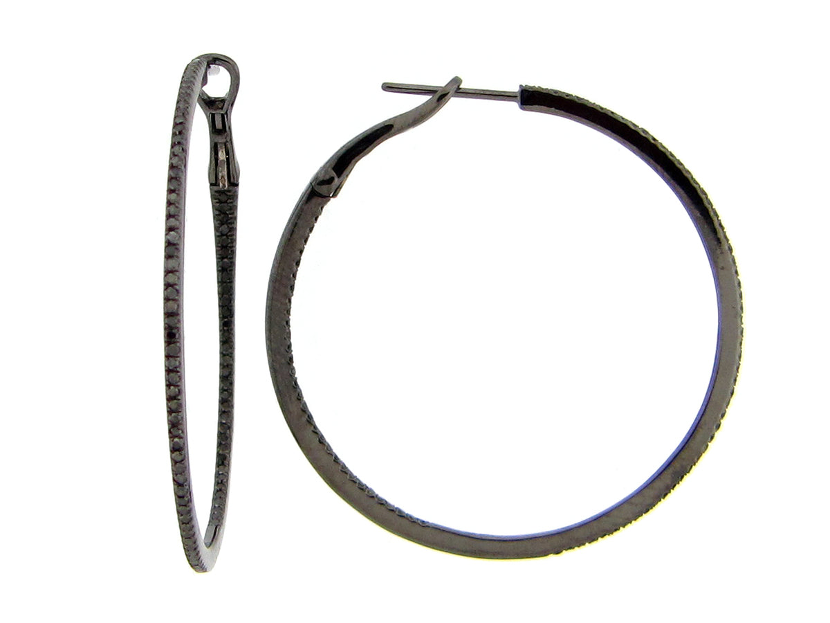 BLACK DIAMOND EARRING