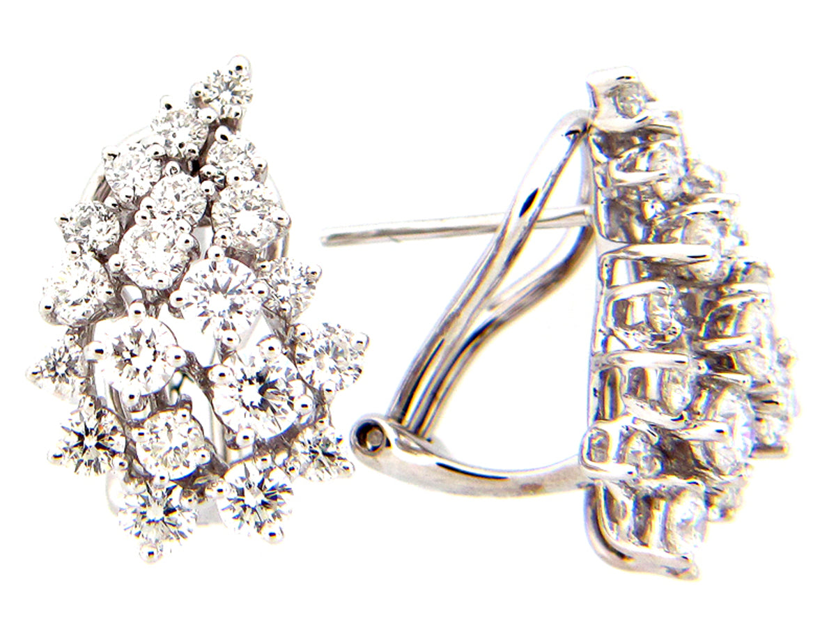 DIAMOND EARRING, 14KW (N)