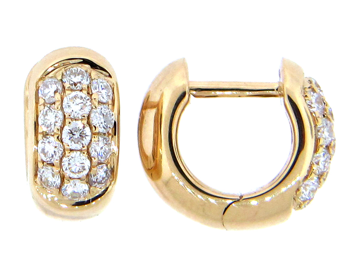 DIAMOND EARRING 14KW (N)