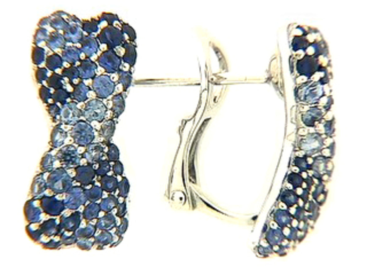 Sapphire Earring, 18kw (H)