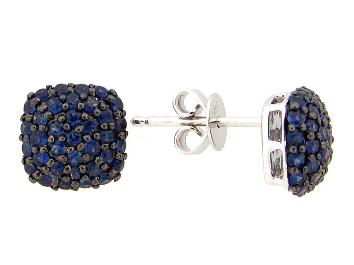 SAPPHIRE EARRING, 14KW (H)