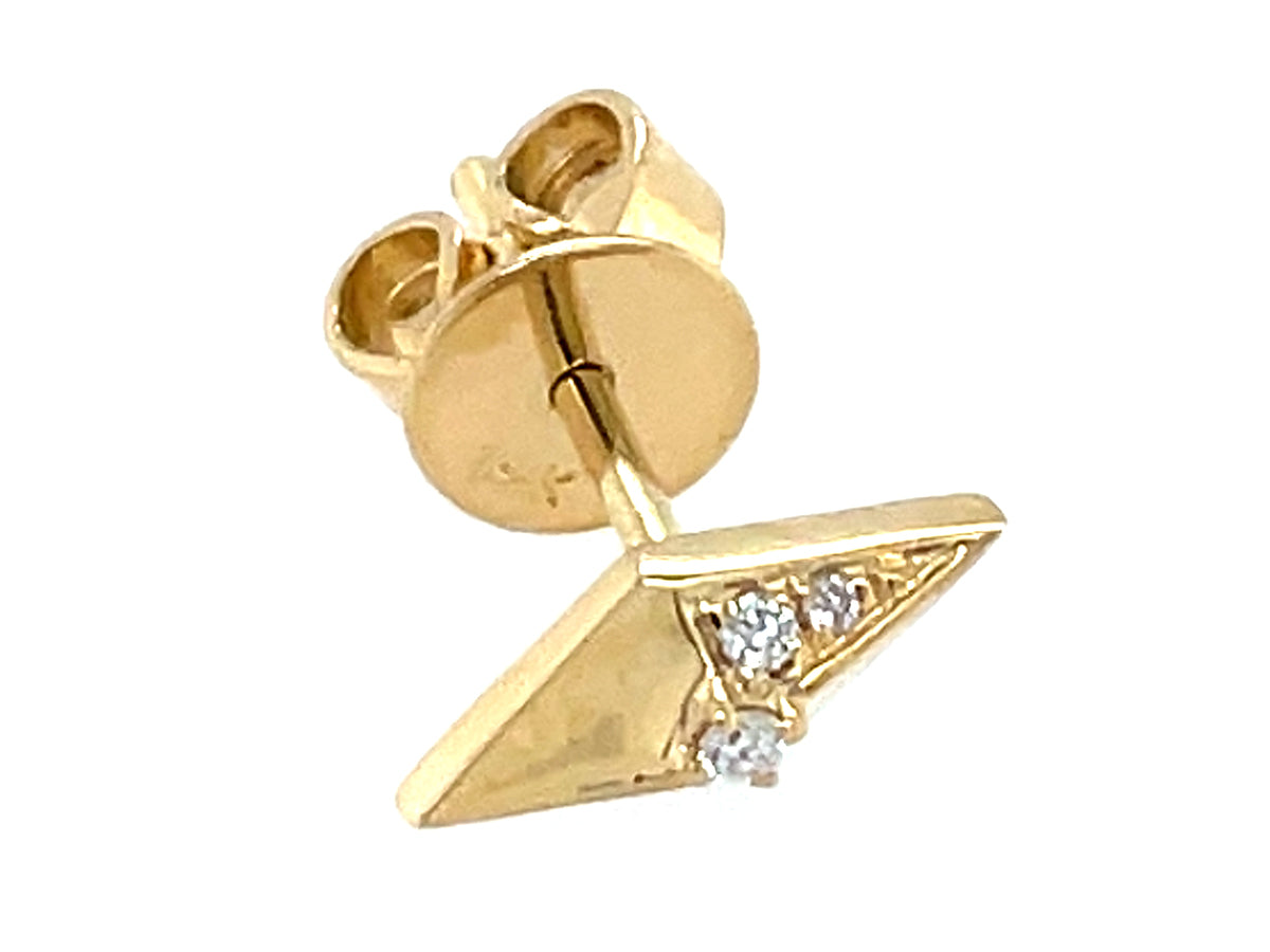 Single Diamond Stud Earring