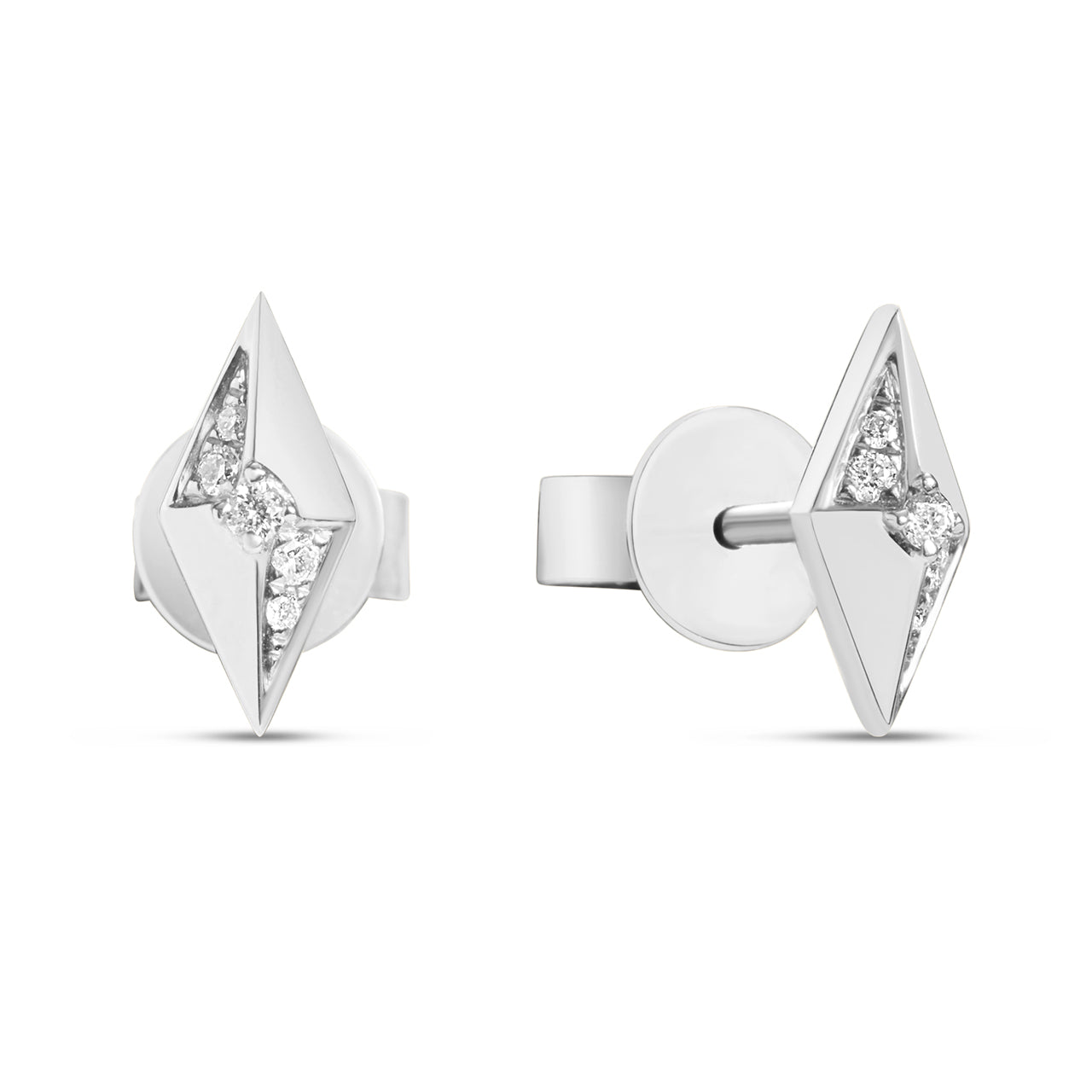 Diamond Apex Stud Earring