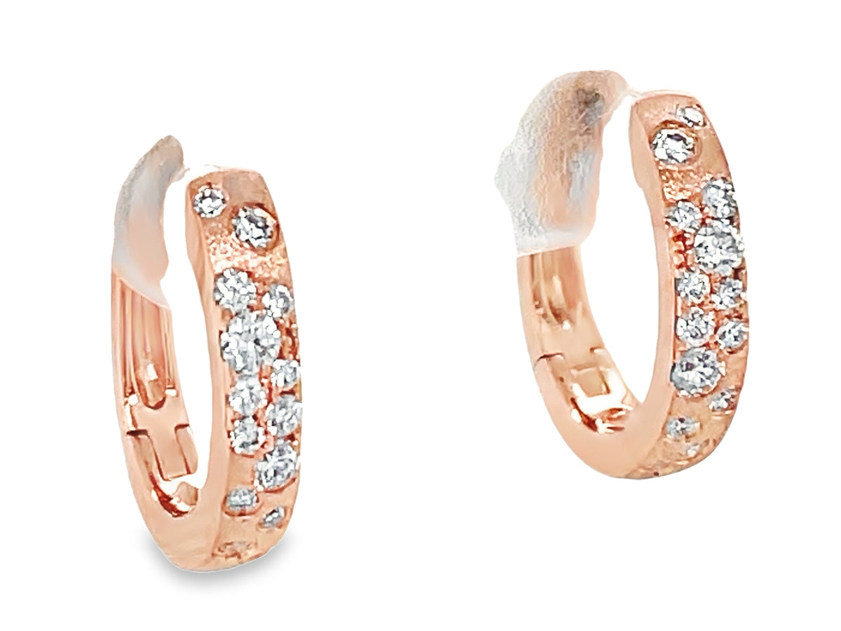 DIAMOND CONFETTI HUGGY EARRING