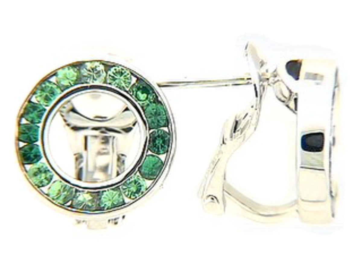 TSAVORITE CIRCLE EARRING