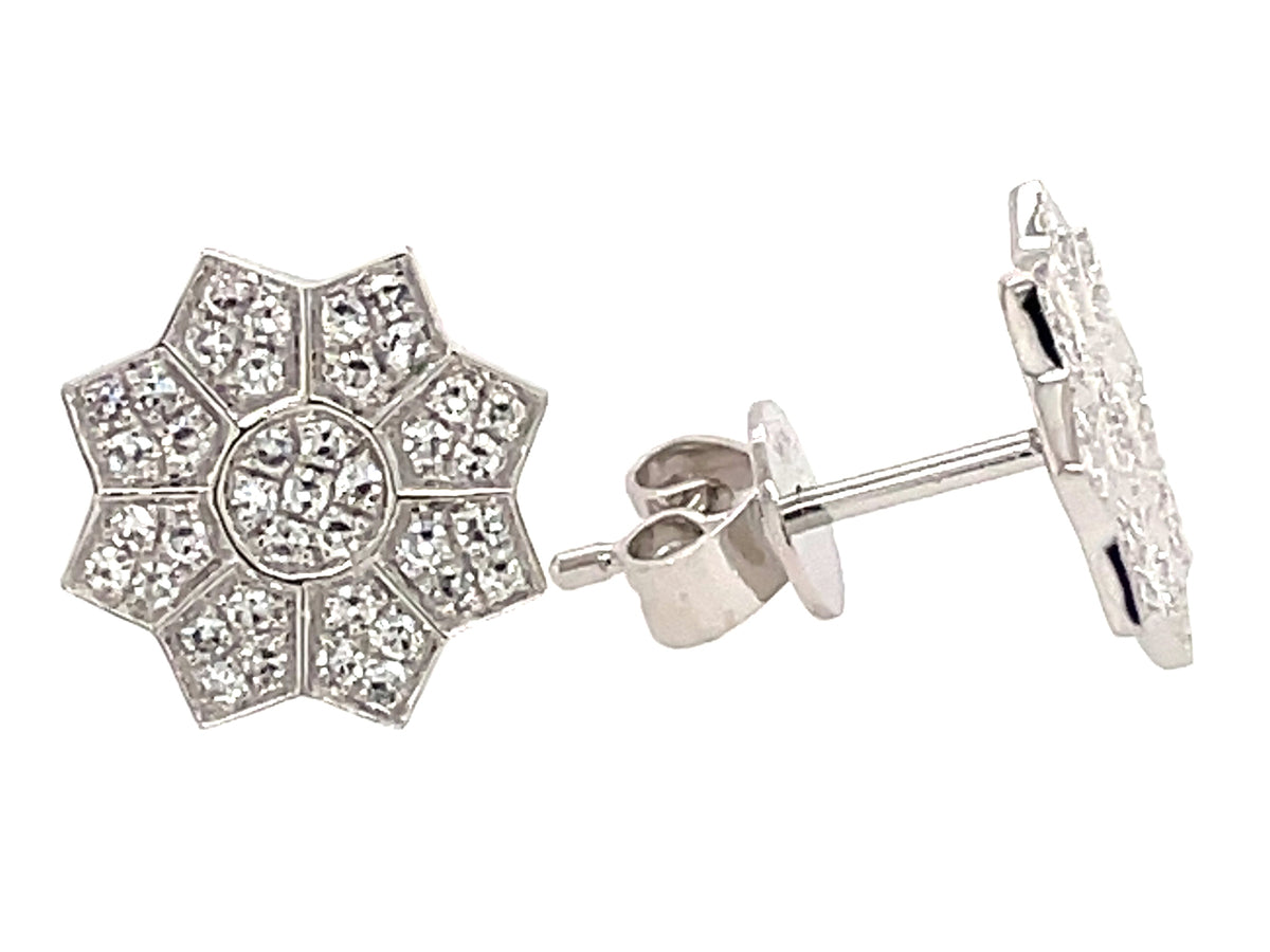 DIAMOND STAR STUD EARRING