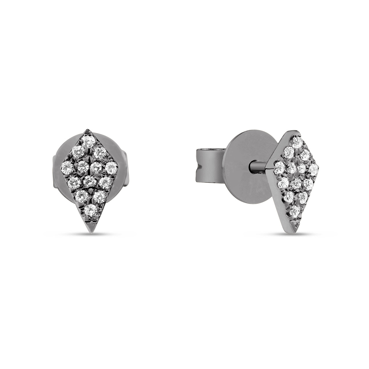 Diamond Kite Stud Earring