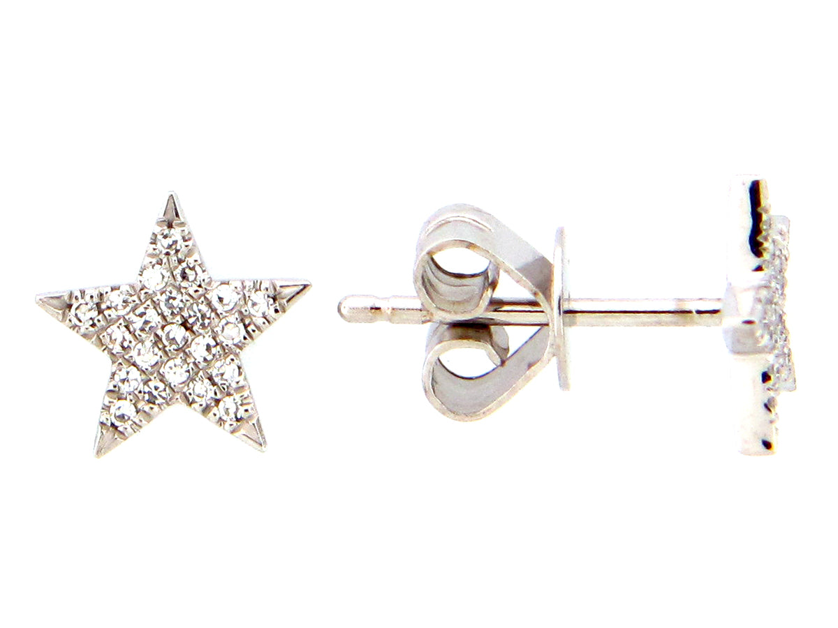 DIAMOND STAR STUD EARRING