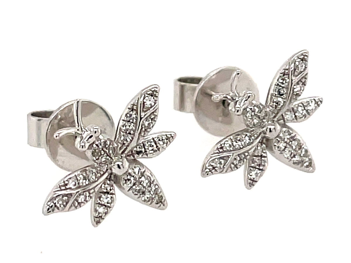 DIAMOND BEE STUD EARRING