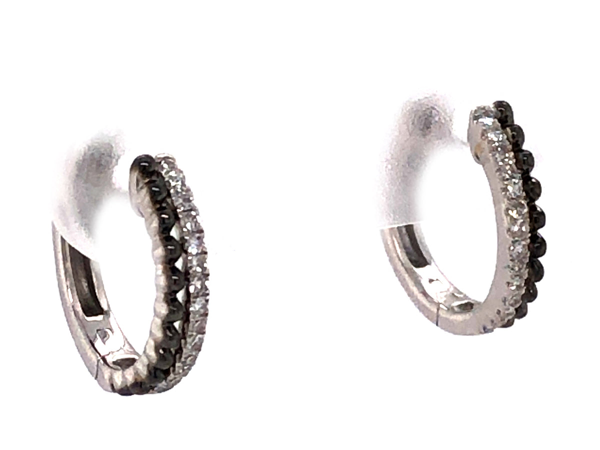 DIAMOND BEAD EDGE EARRING