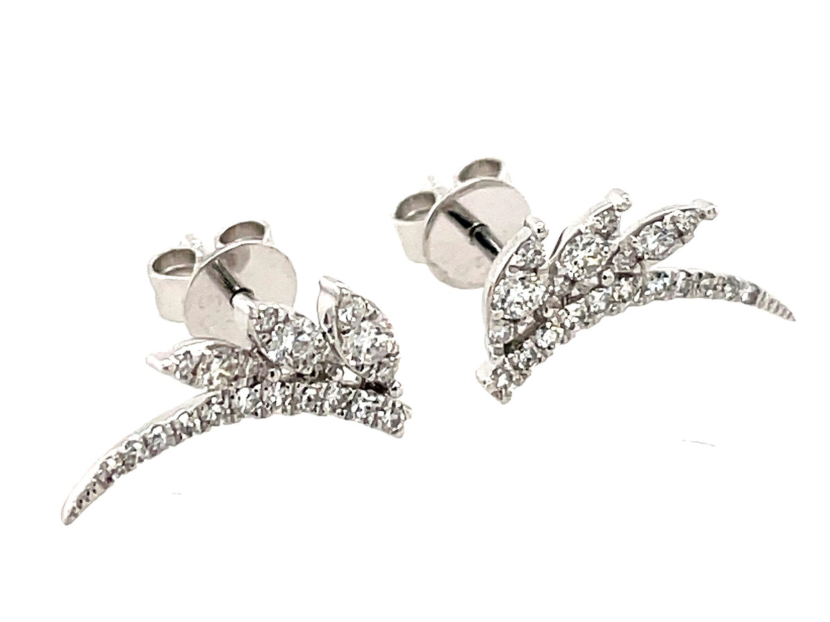 DIAMOND WING EARRING
