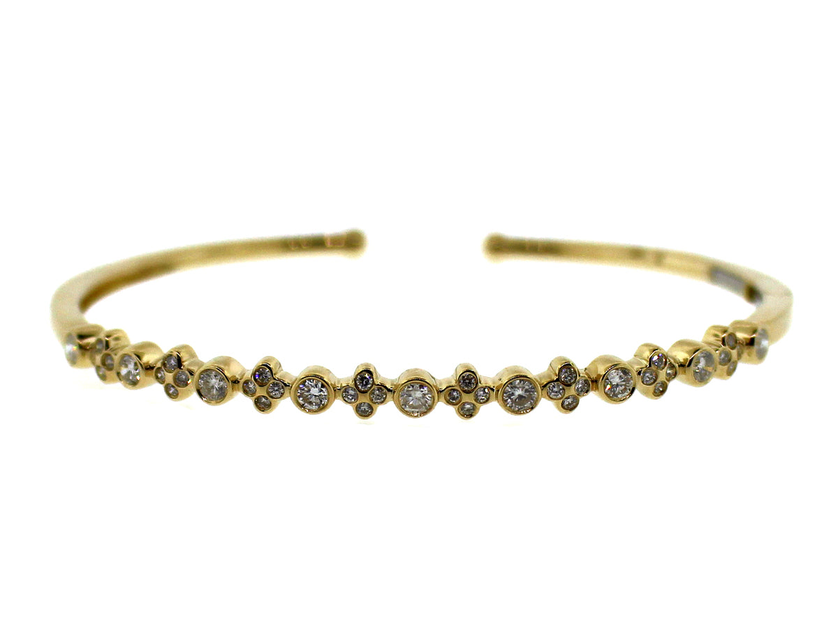 DIAMOND BANGLE, 14KY (N)