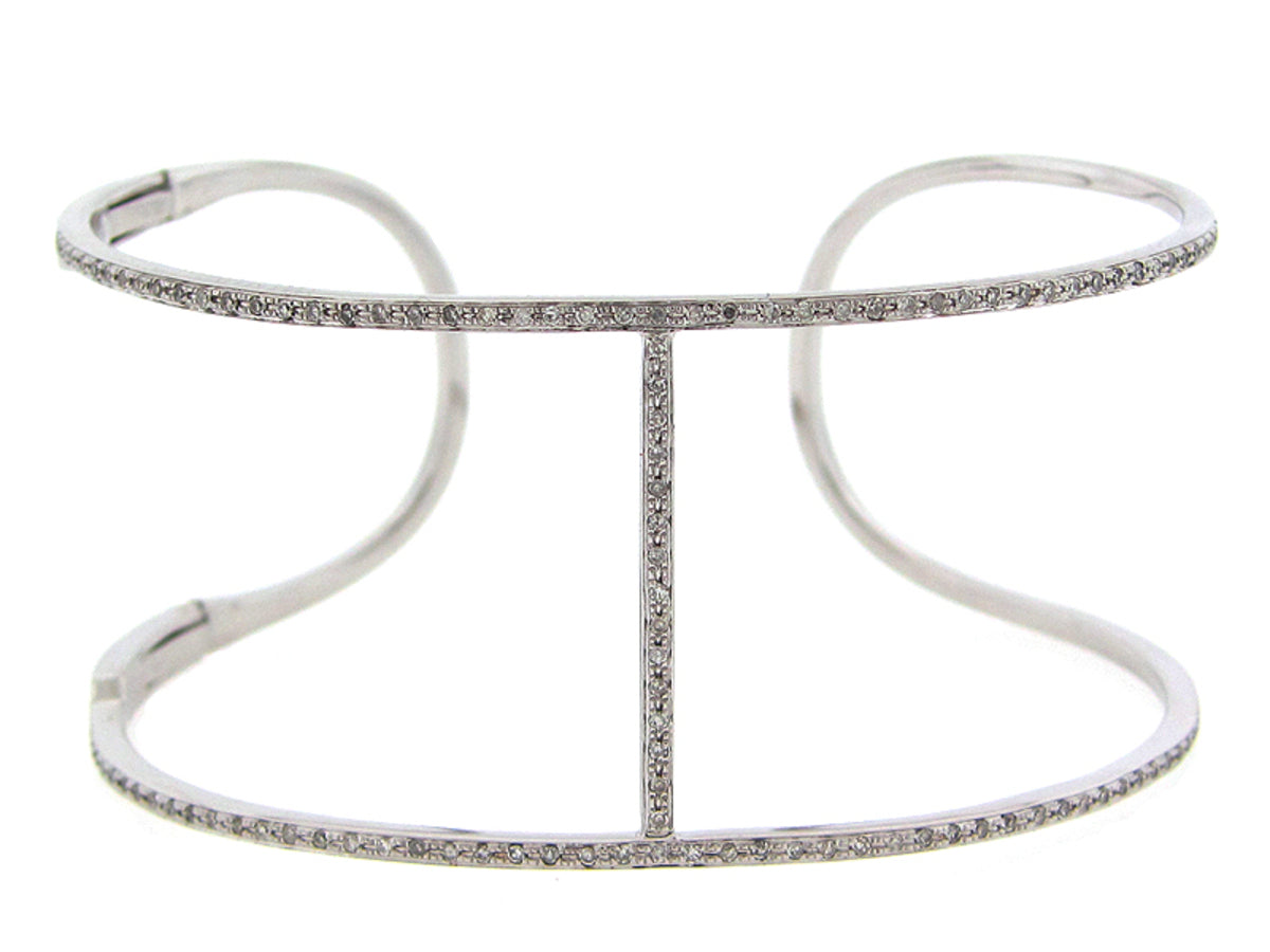 DIAMOND BANGLE, 14KW (N)