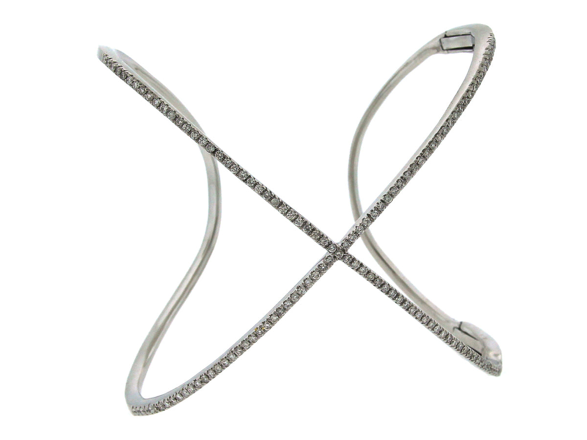 DIAMOND BANGLE, 14KW (N)