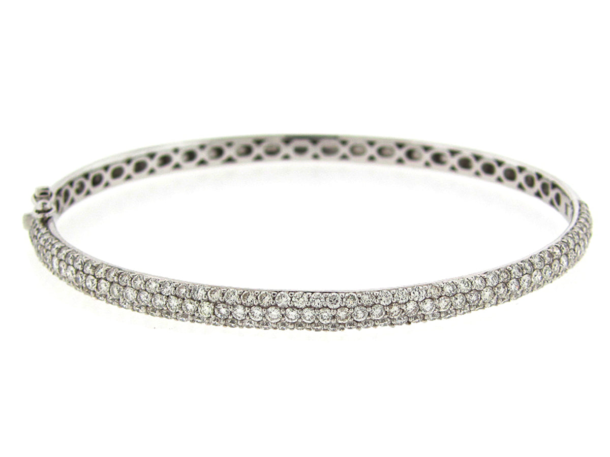 DIAMOND BANGLE, 14KW (N)