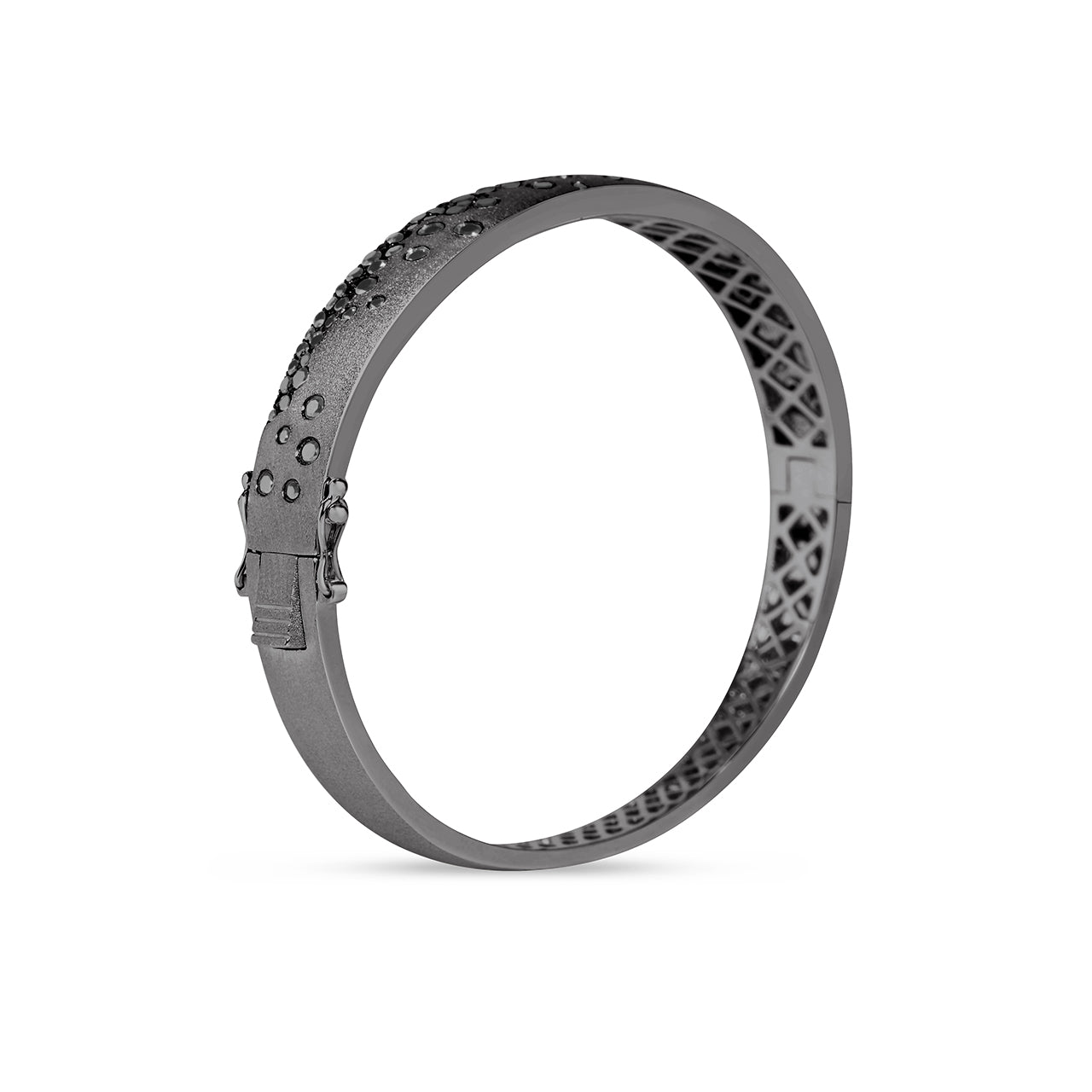 Black Diamond Confetti Signature Bangle