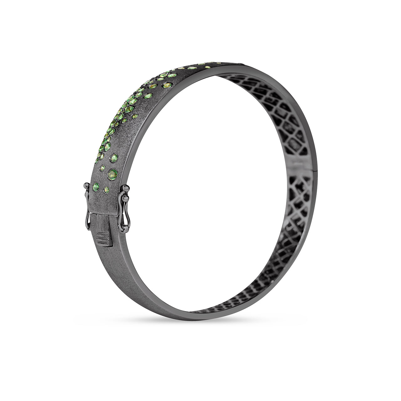 Tsavorite Confetti Signature Bangle