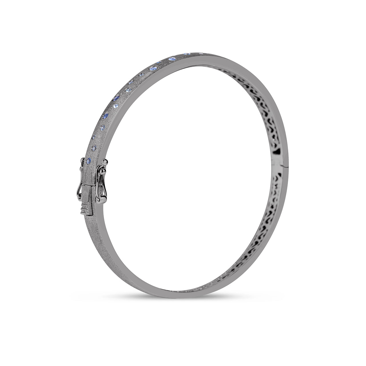Sapphire Scatter Flush Bangle