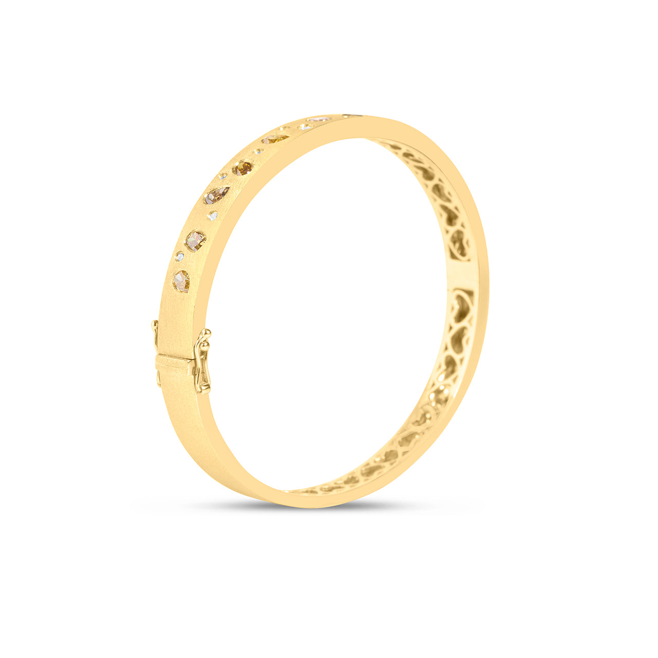 Fancy Diamond Scatter Bangle