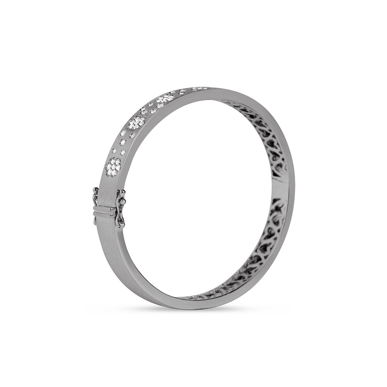 Diamond Flower Scatter Bangle