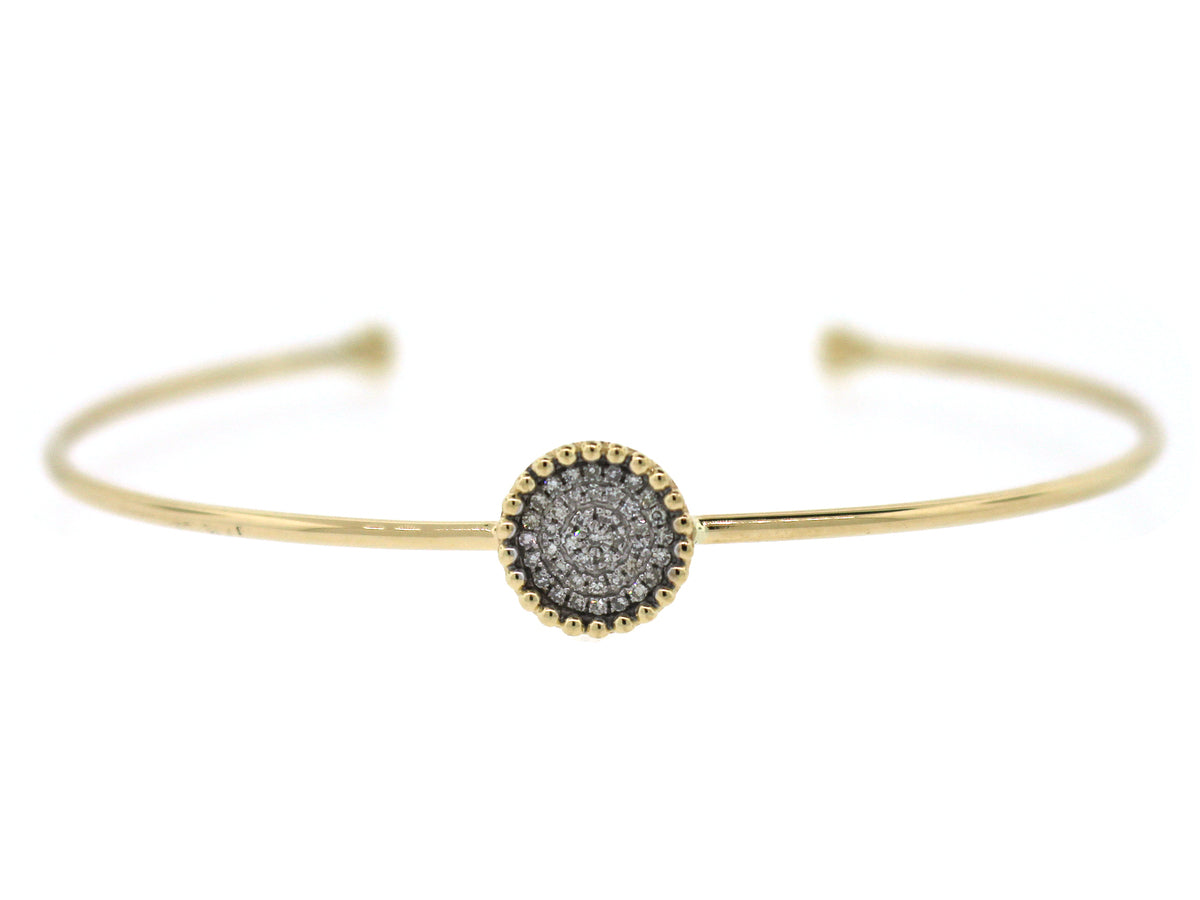 DIAMOND BANGLE, 14KY (N)