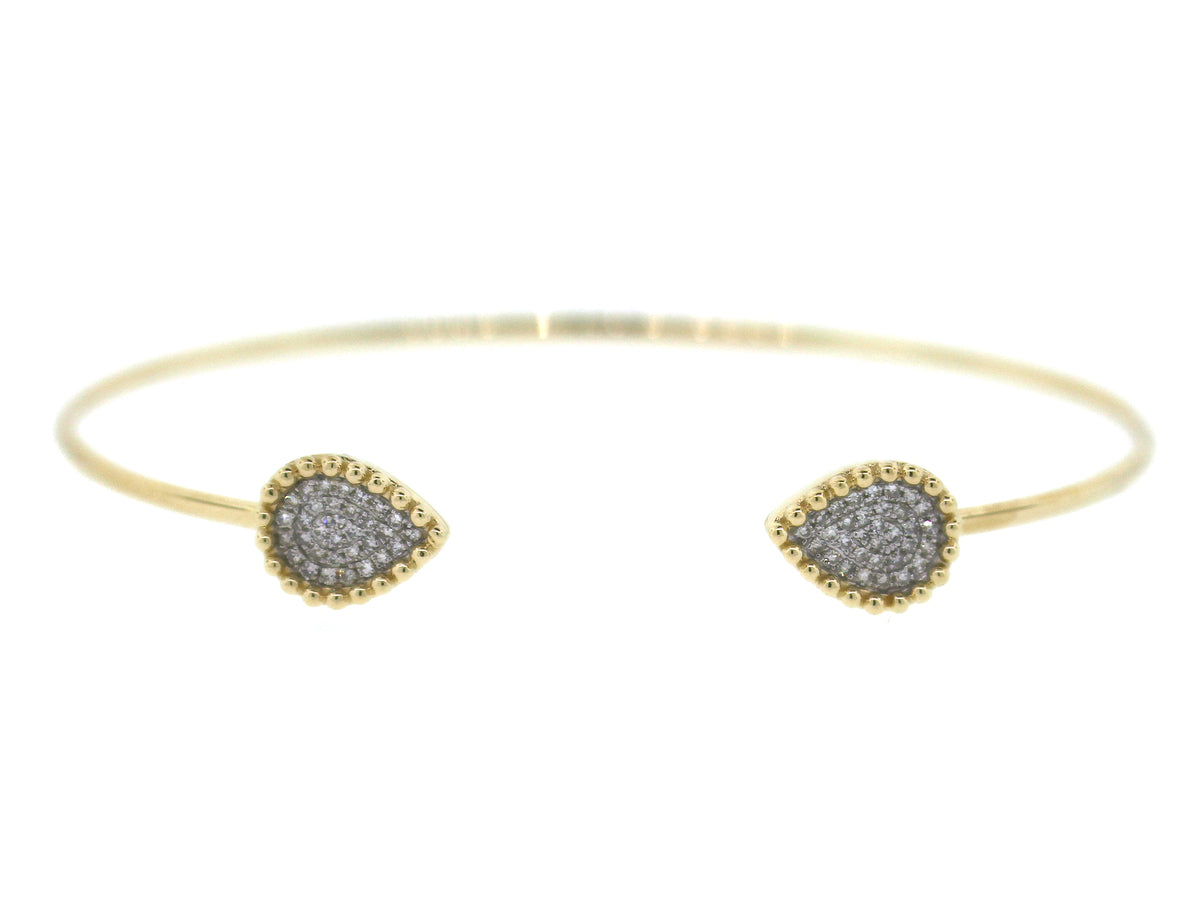 DIAMOND BANGLE, 14KY (N)
