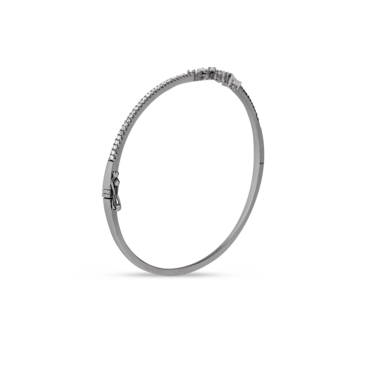 Diamond Cluster Bangle