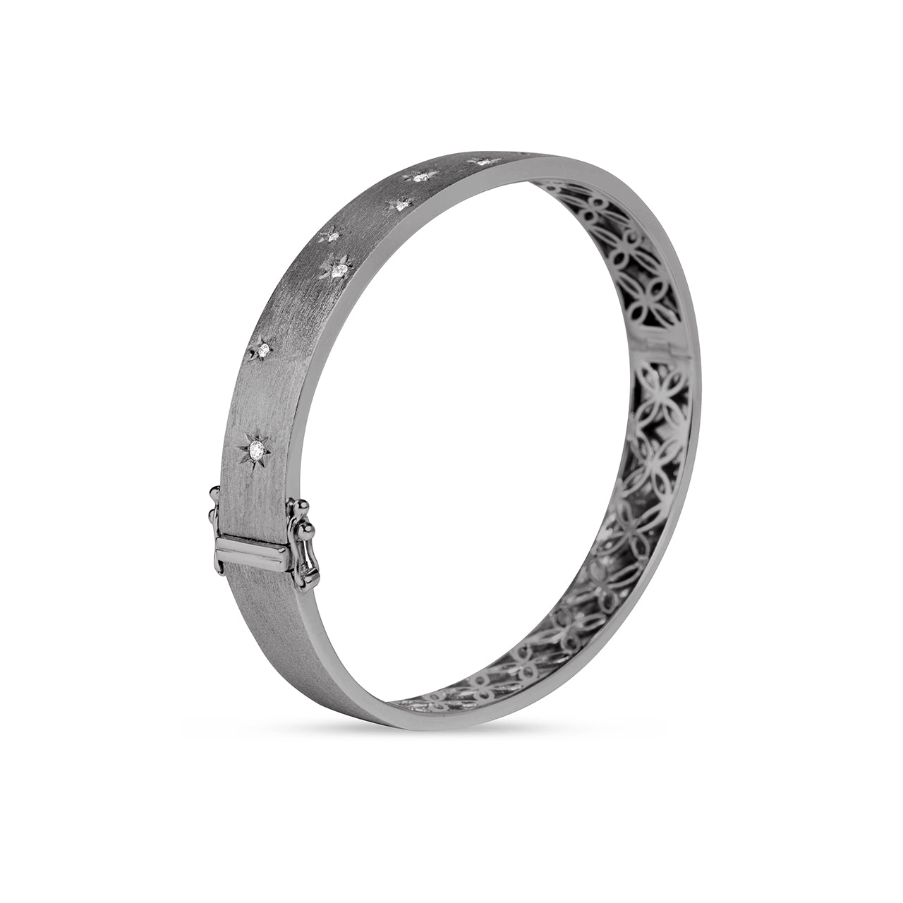 Diamond Scatter Star Set Bangle