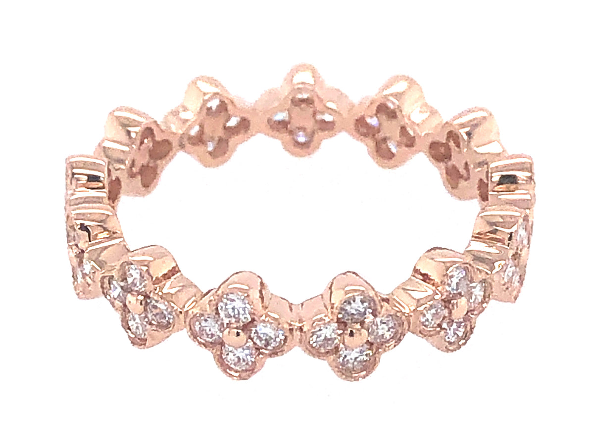 DIAMOND FLORETTE ETERNITY RING