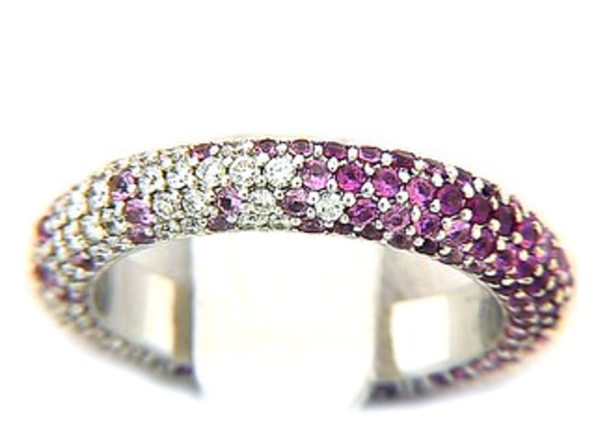 PINK SAPPHIRE & DIAMOND RING