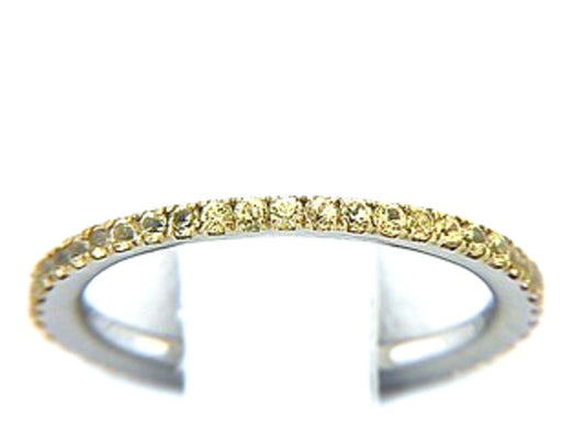 YELLOW SAPPHIRE ETERNITY BAND