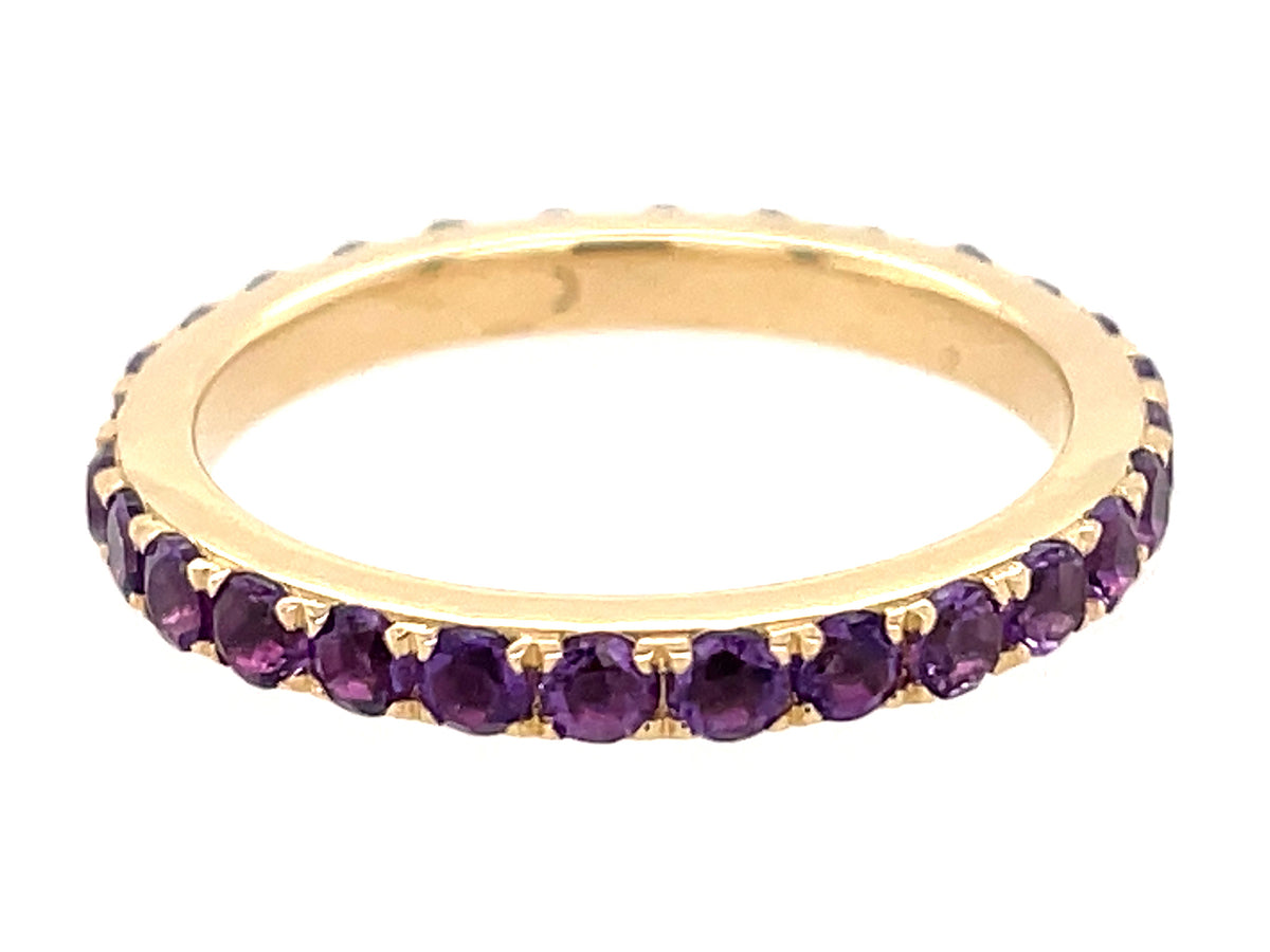 AMETHYST ETERNITY RING