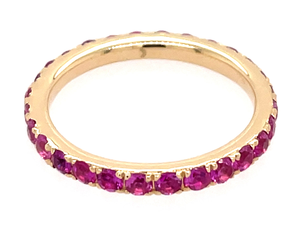 PINK SAPPHIRE ETERNITY RING