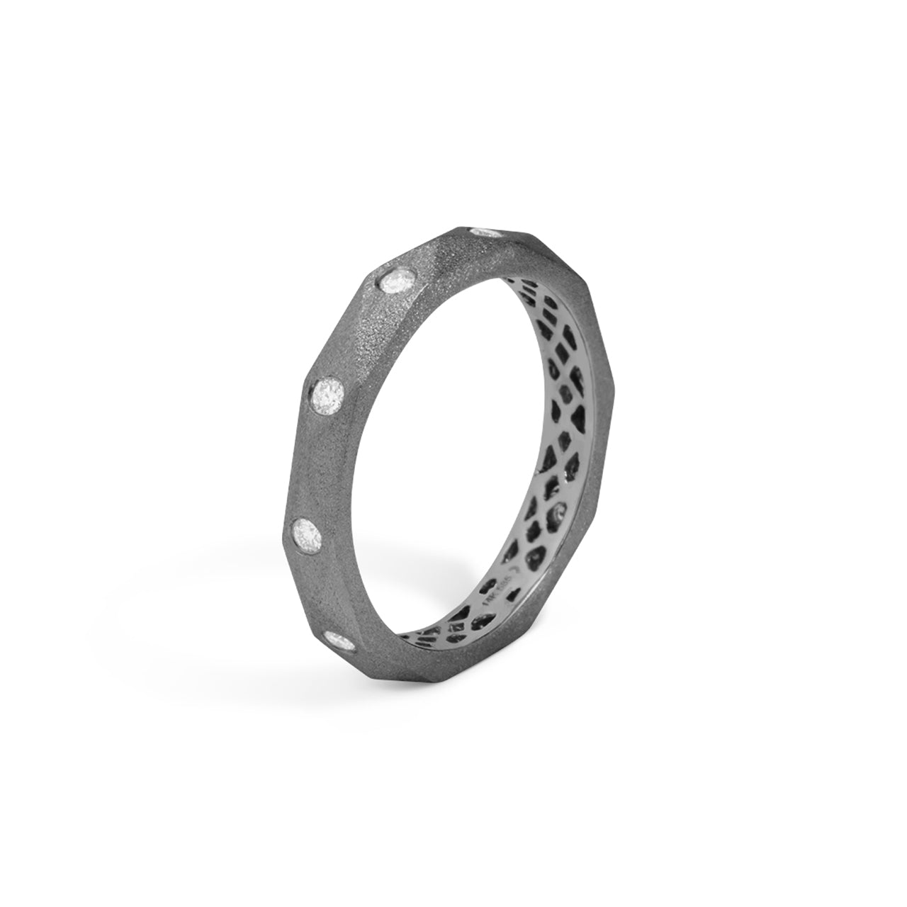 Diamond Geometric Eternity Band