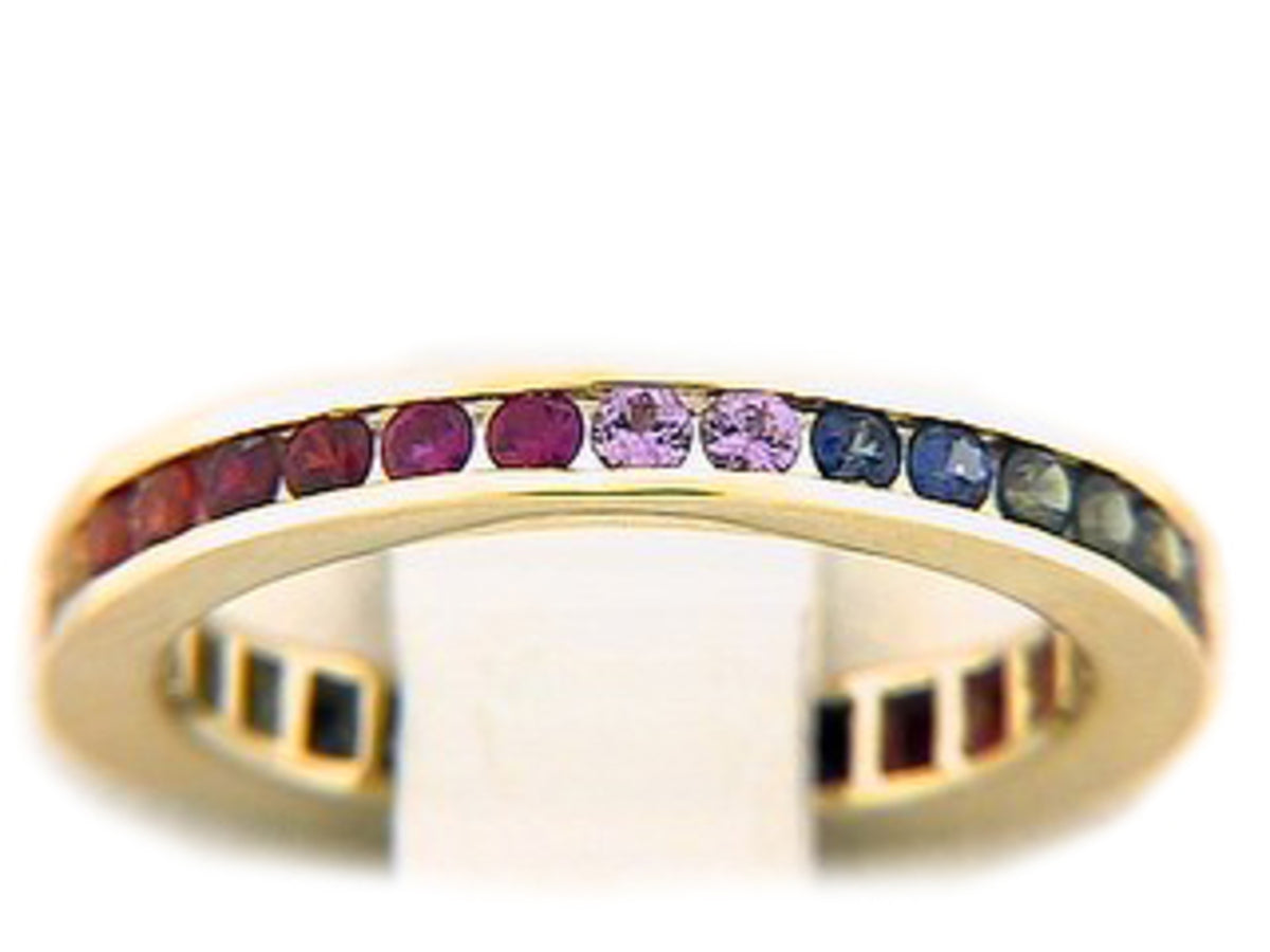 RAINBOW SAPPHIRE RING