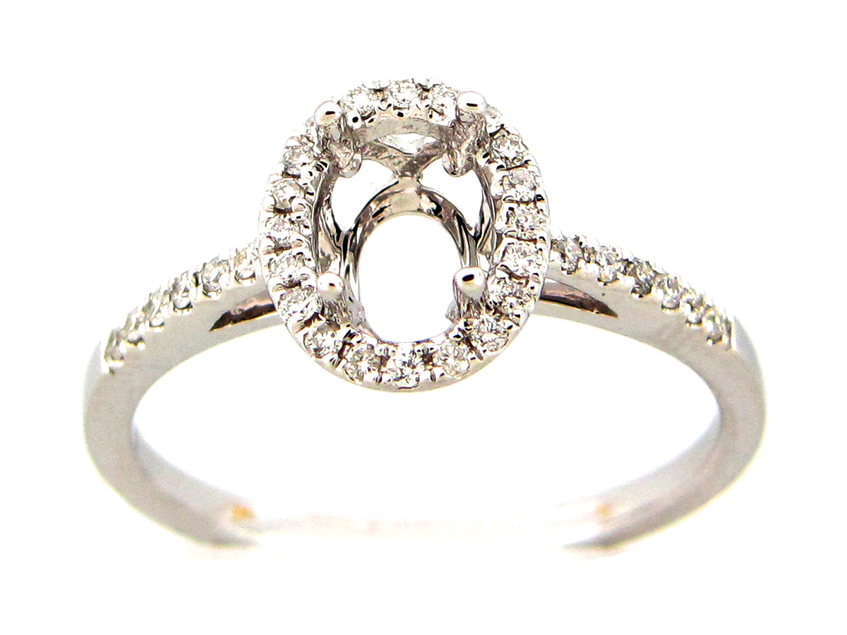 DIAMOND SEMI MOUNT RING