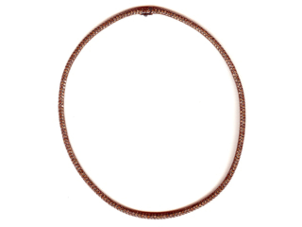 DIAMOND NECKLACE, 18KW (N), D=18.73