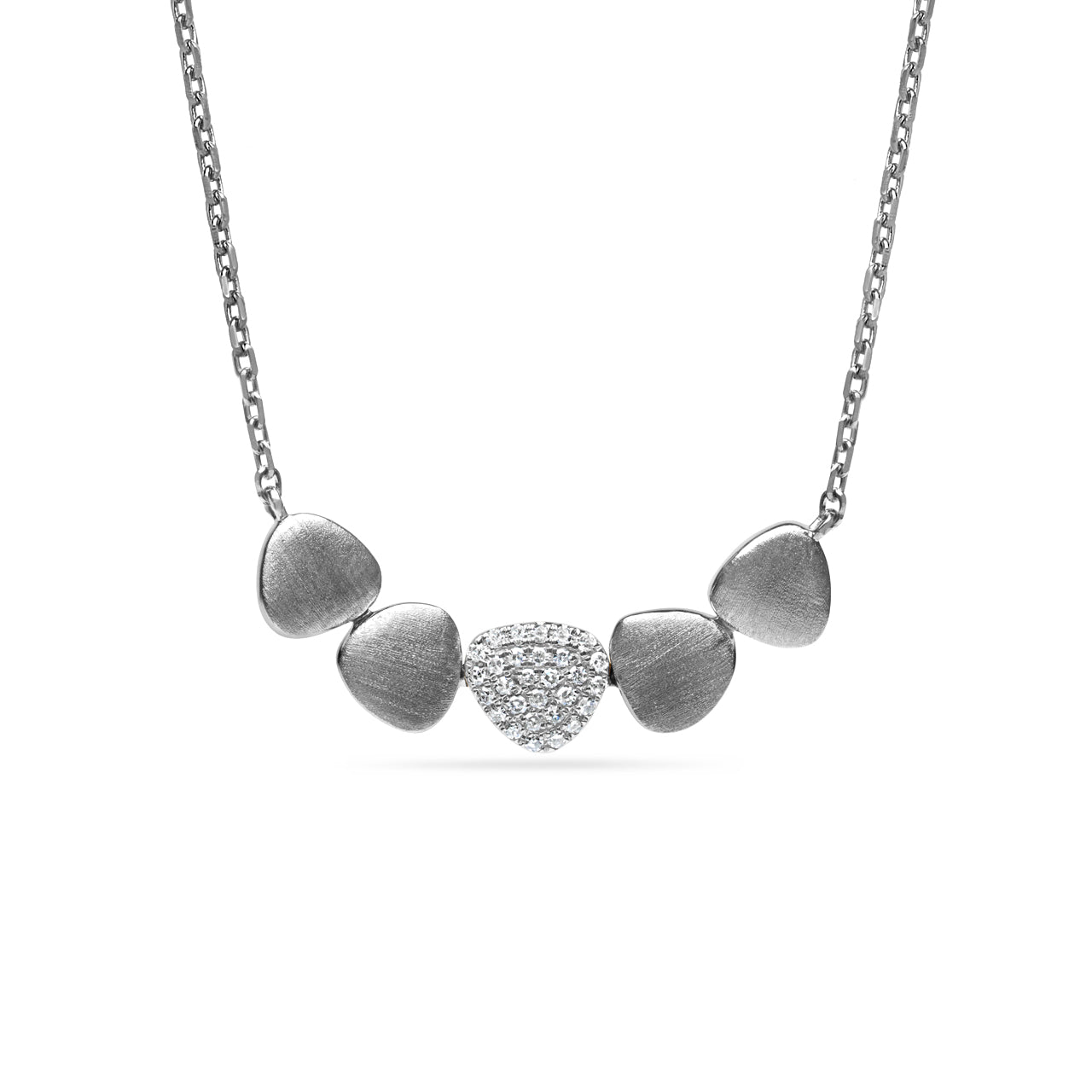 Diamond Pebble Necklace