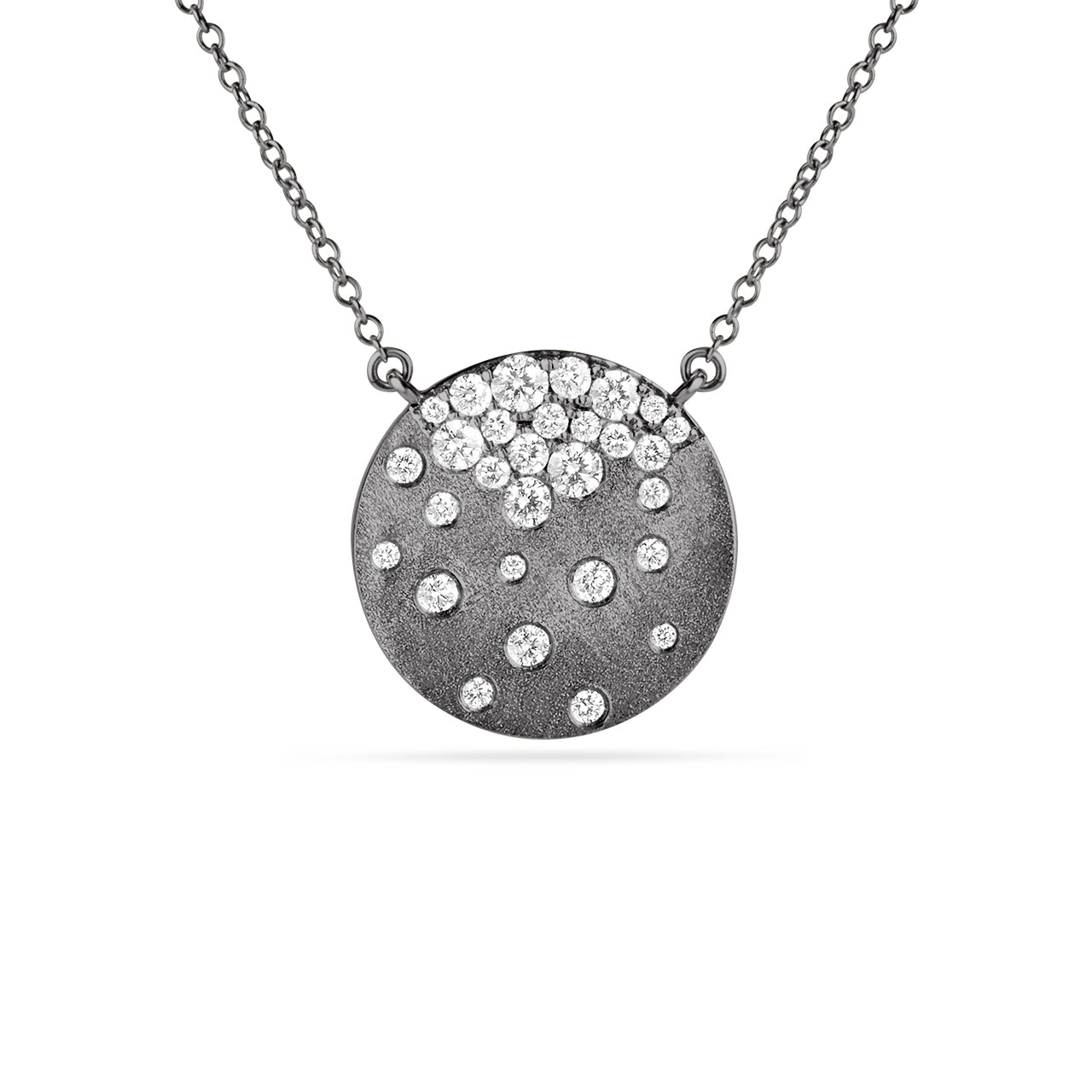 Diamond Confetti Signature Disc Necklace