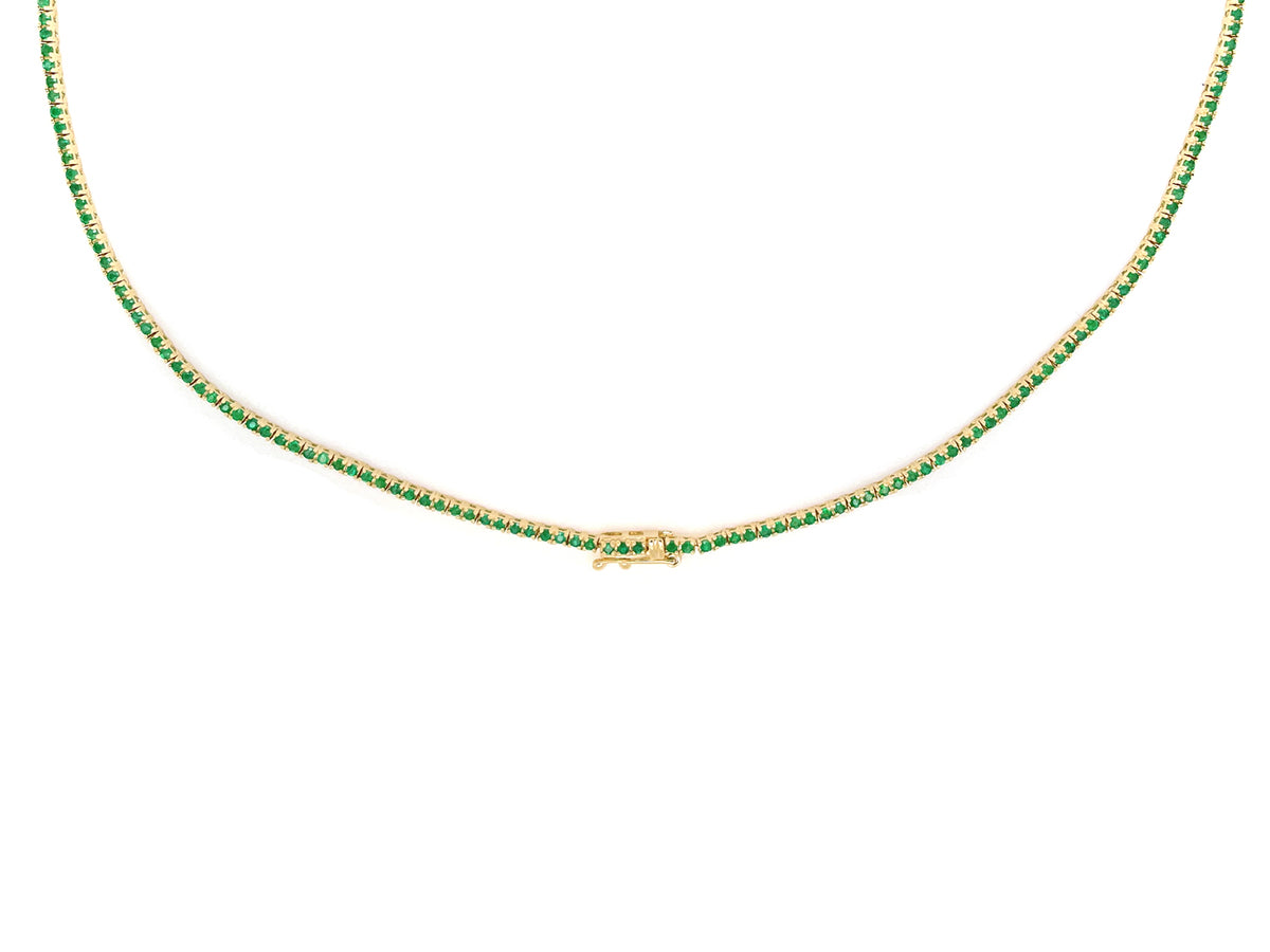 EMERALD NECKLACE, 16"