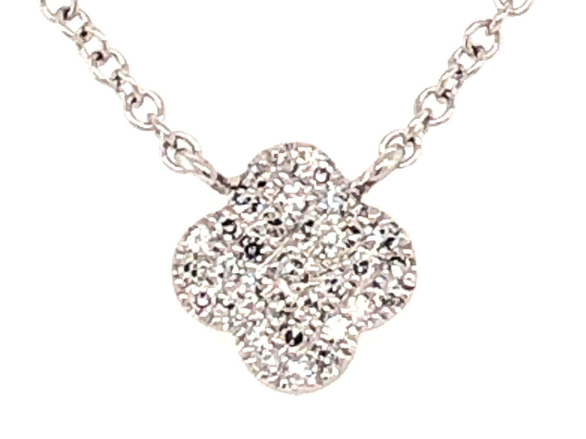 DIAMOND CLOVER NECKLACE