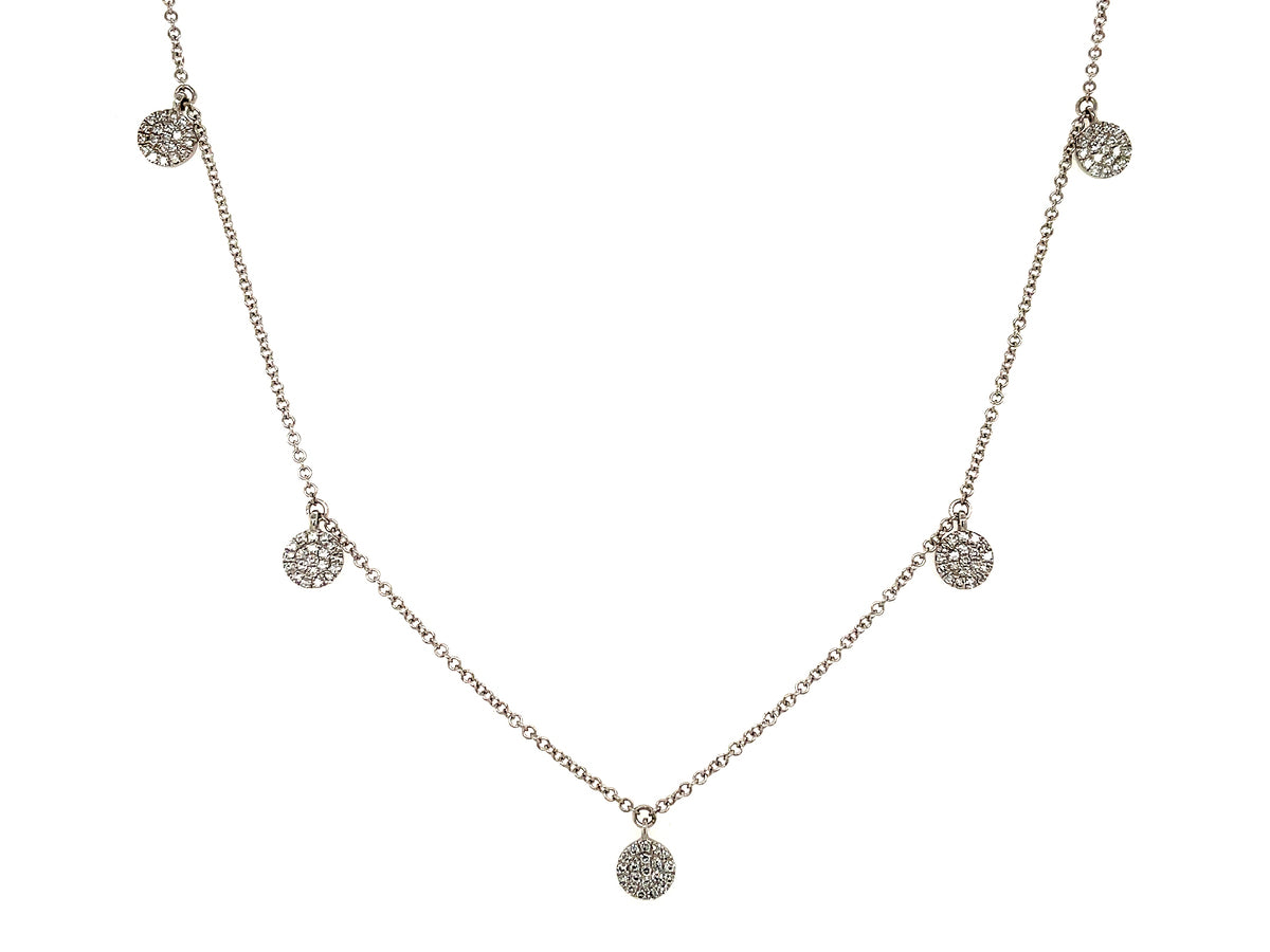 Diamond Pendant Necklace,18"/17"/16"